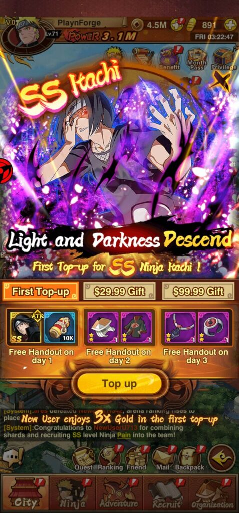 Last Awakened Ninja  p2w