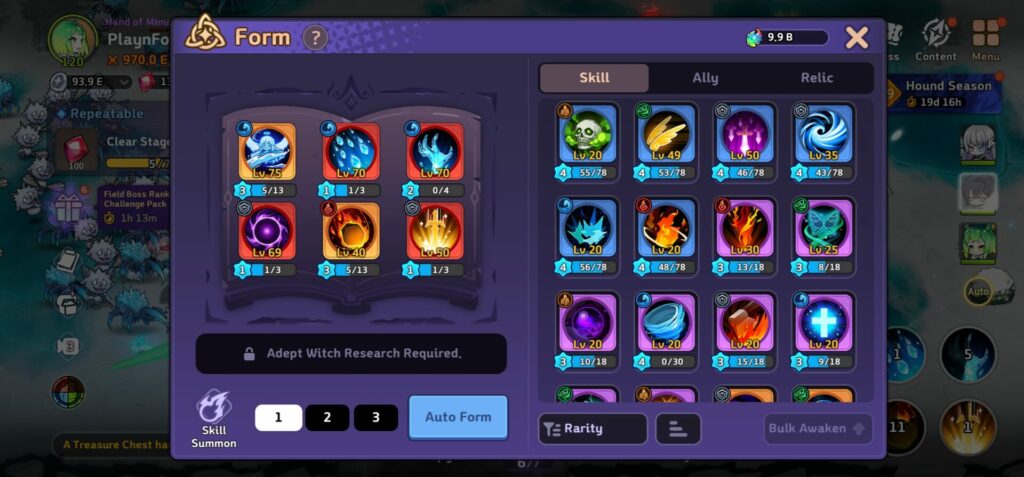 Soul Strike skills