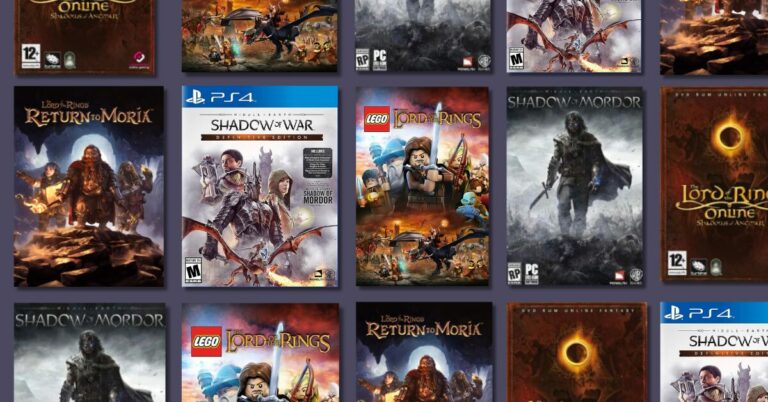 best lord of the rings games