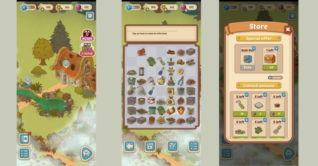 merge games: a screenshot of merge cartoon gameplay