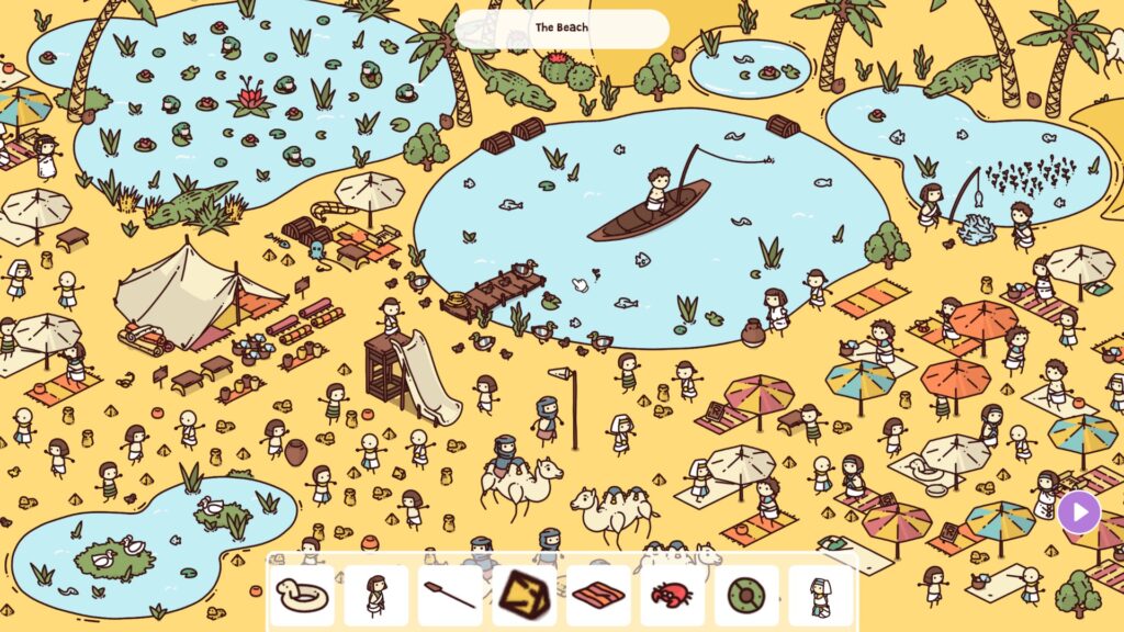 a gameplay screenshot of hidden through time hidden object game
