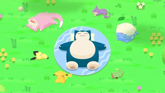 a screenshot of pokemon sleep idle game