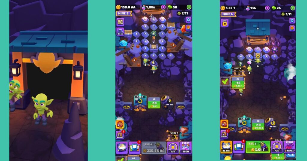 best idle games for android: gold and goblins