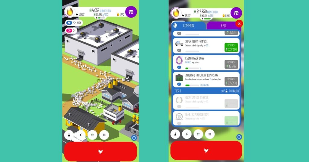 best idle games for android: egg inc