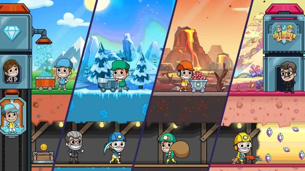 idle miner tycoon gameplay