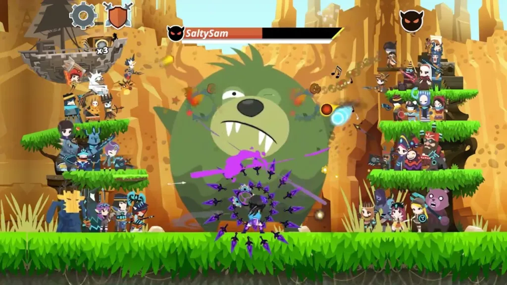 a poster of tap titans 2