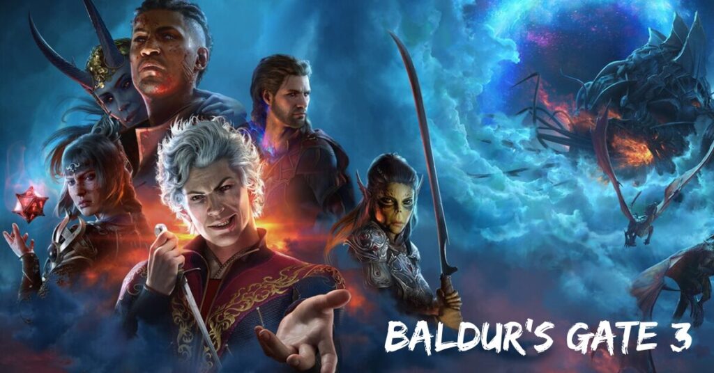 best rpg games baldur's gate 3 poster