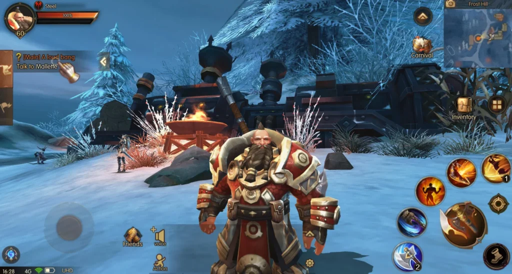 gameplay screenshot of world of kings best mobile mmos
