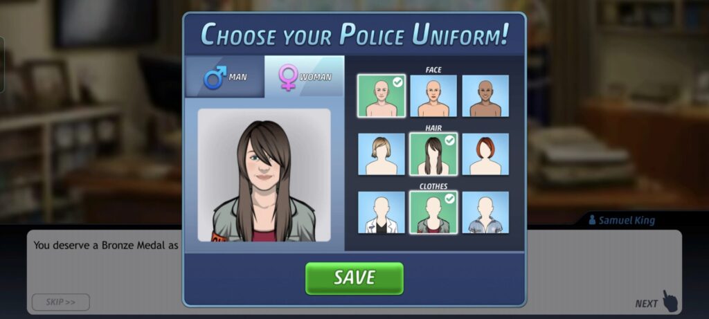 a screenshot of criminal case gameplay, a mystery/detective game