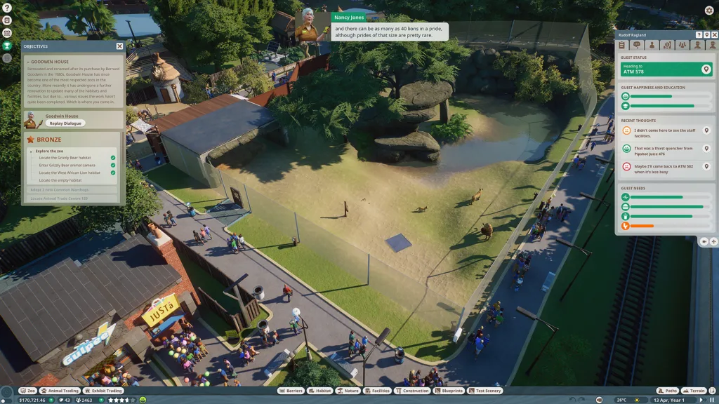 planet zoo gameplay