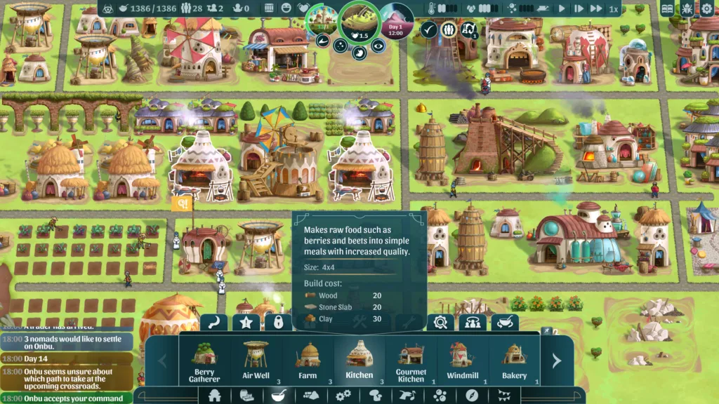 the wandering village gameplay
