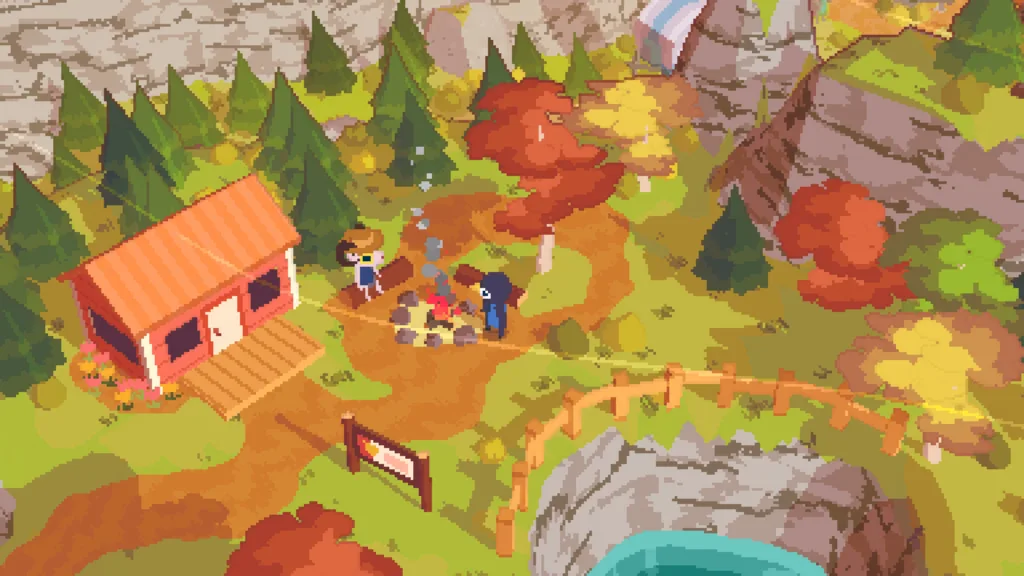 gameplay screenshot of a short hike