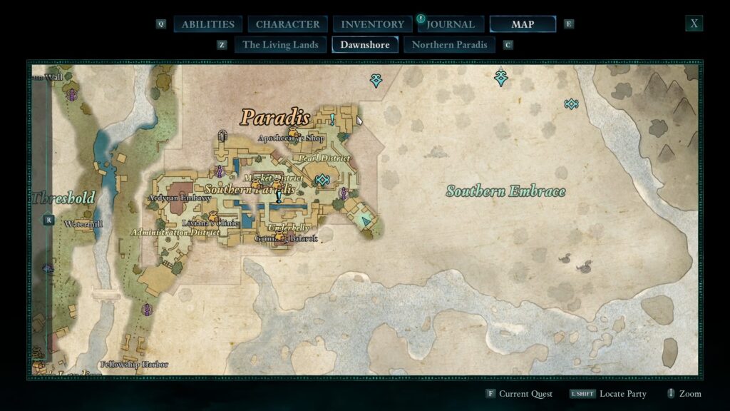 avowed game review map