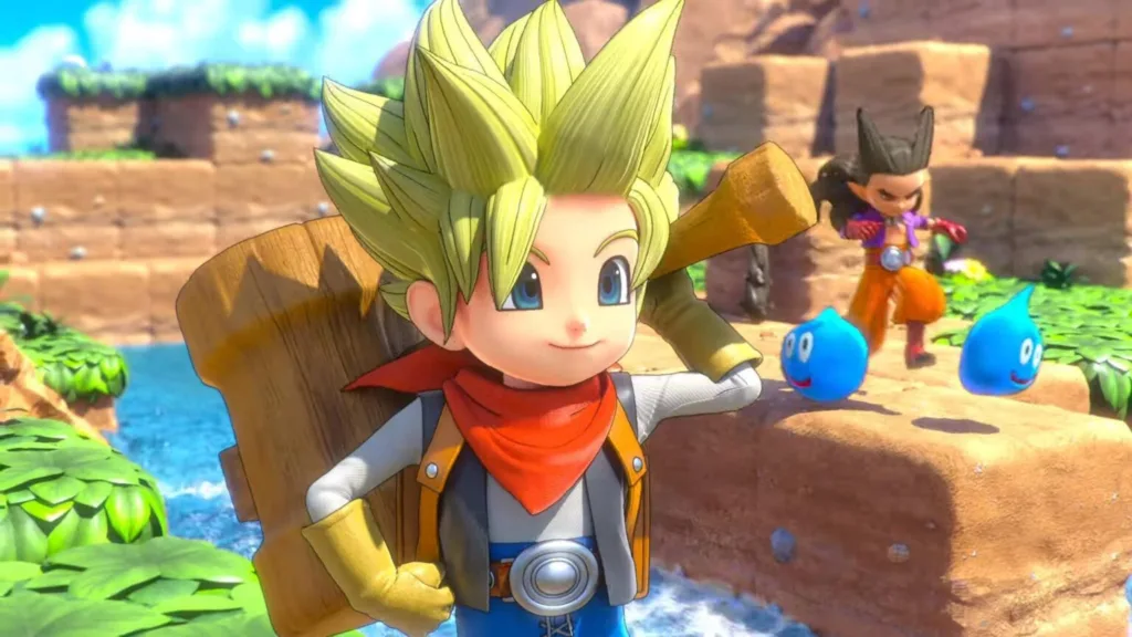 a poster of dragon quest builders 2