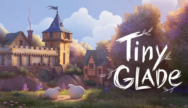 a poster of tiny glade, the cozy game