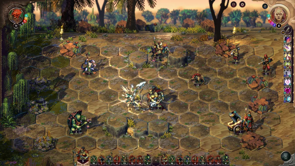 a gameplay screenshot of songs of conquest