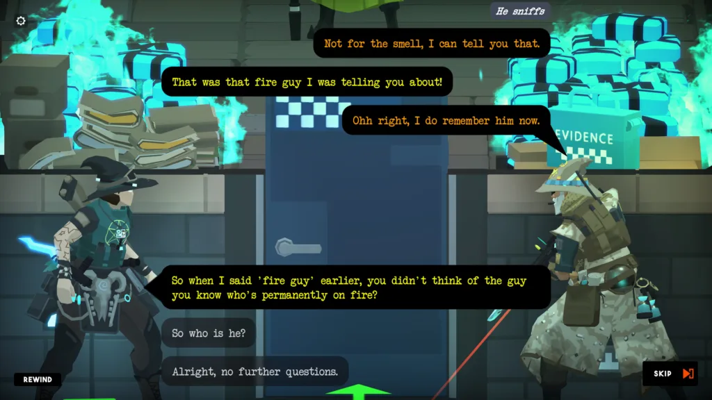 a screenshot of gameplay in tactical breach wizards