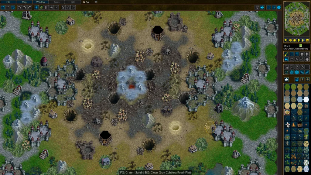 a gameplay screenshot of the battle for wesnoth
