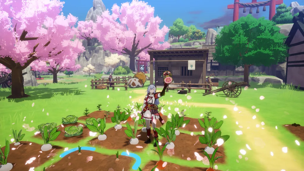 A gameplay screenshot of rune factory guardians of azuma