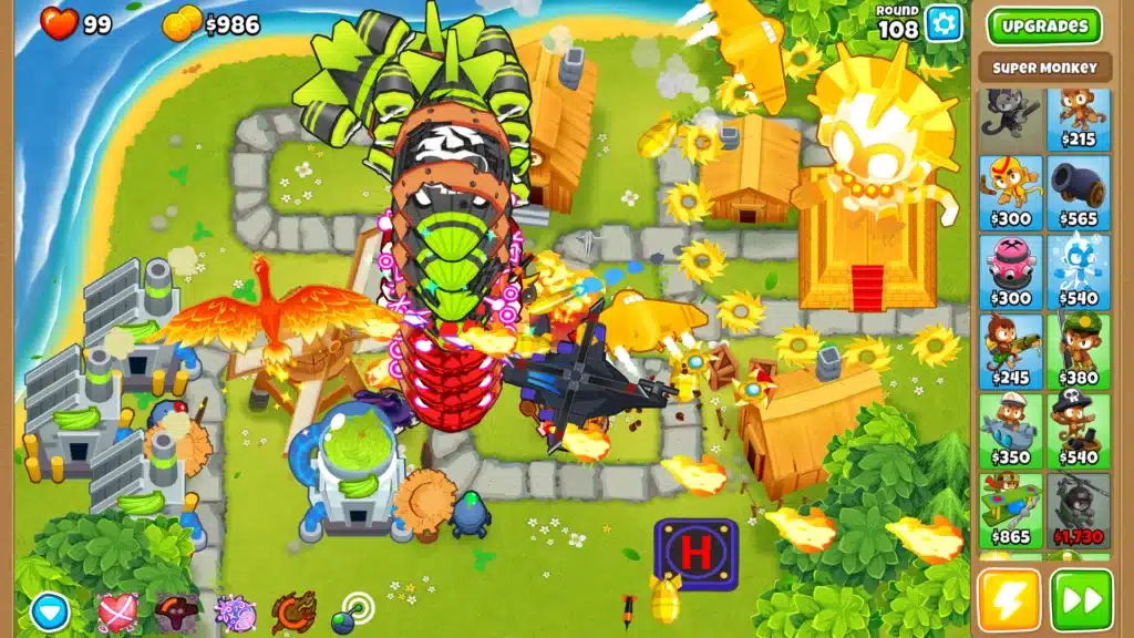 a gameplay screenshot of bloons td6