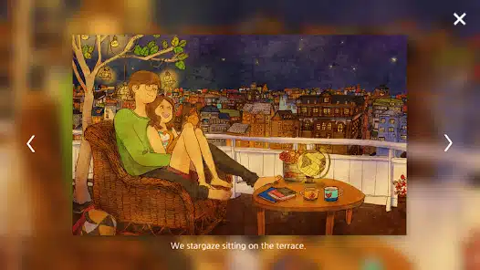 a gameplay screenshot of love is in small things