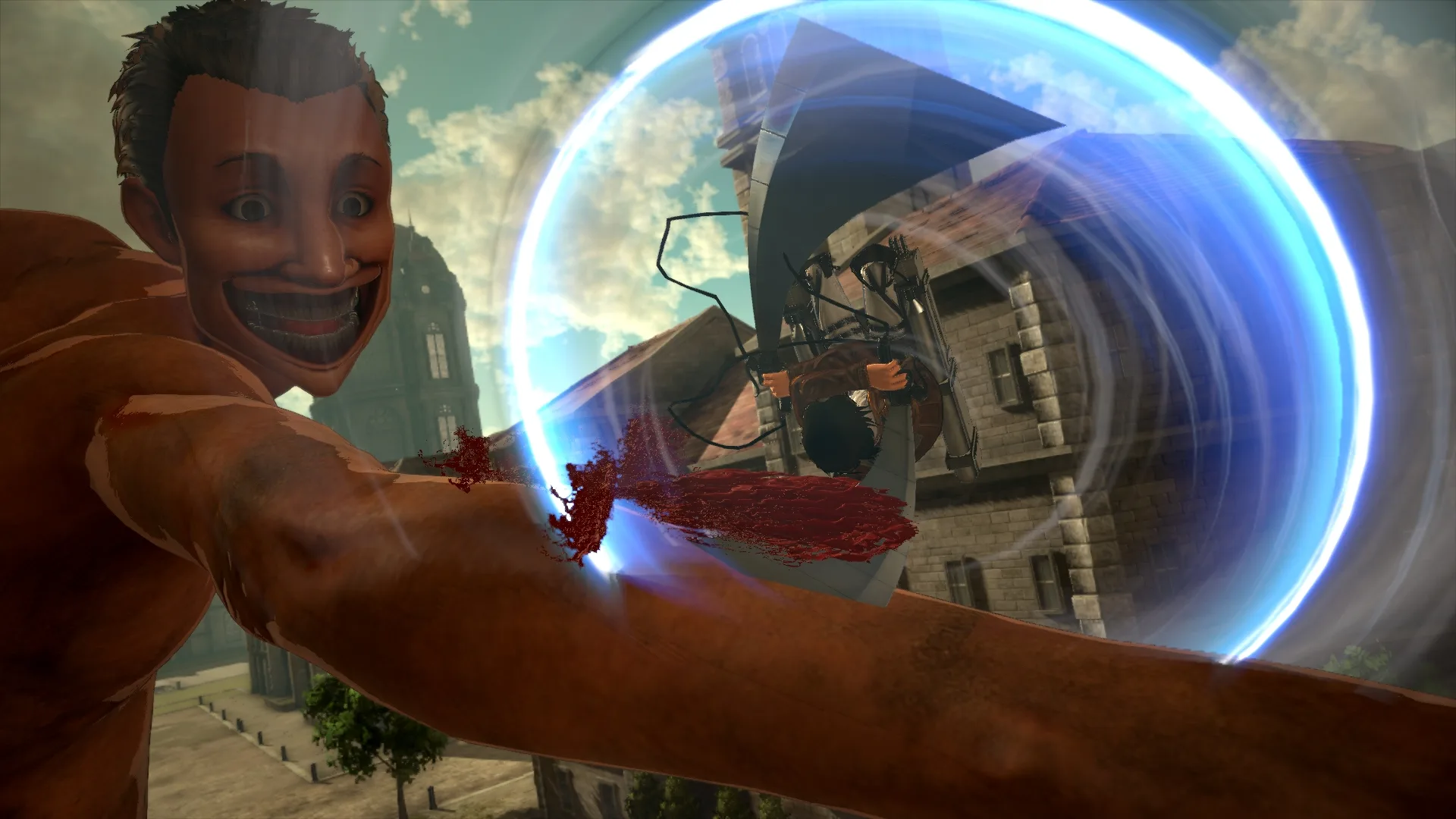 attack on titan 2 gameplay screenshot
