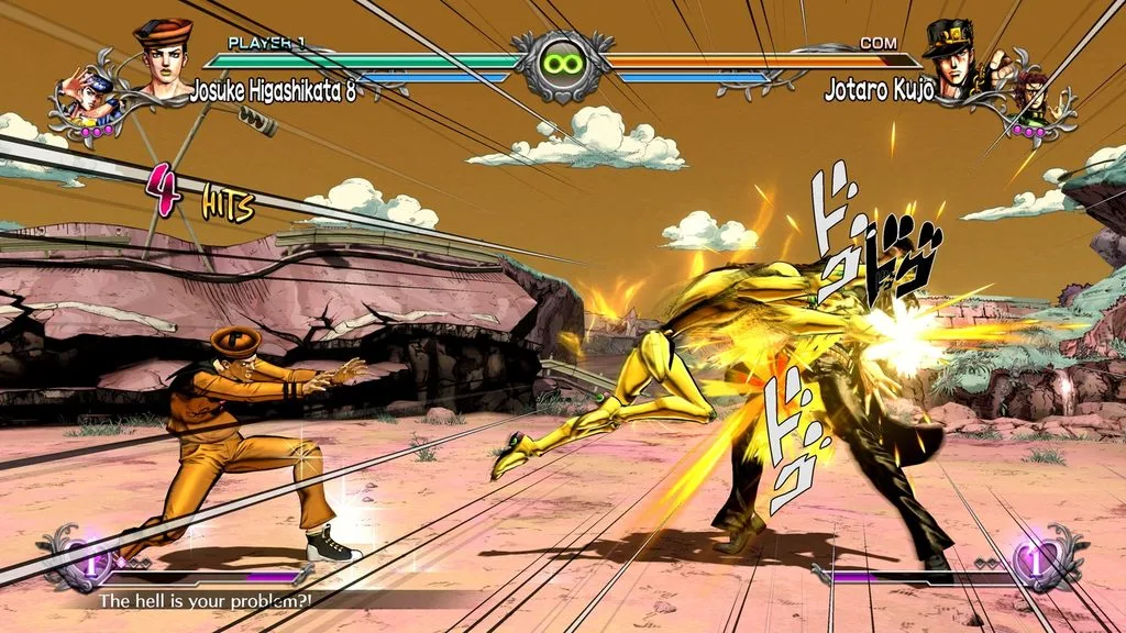 JoJo's Bizarre Adventure gameplay screenshot