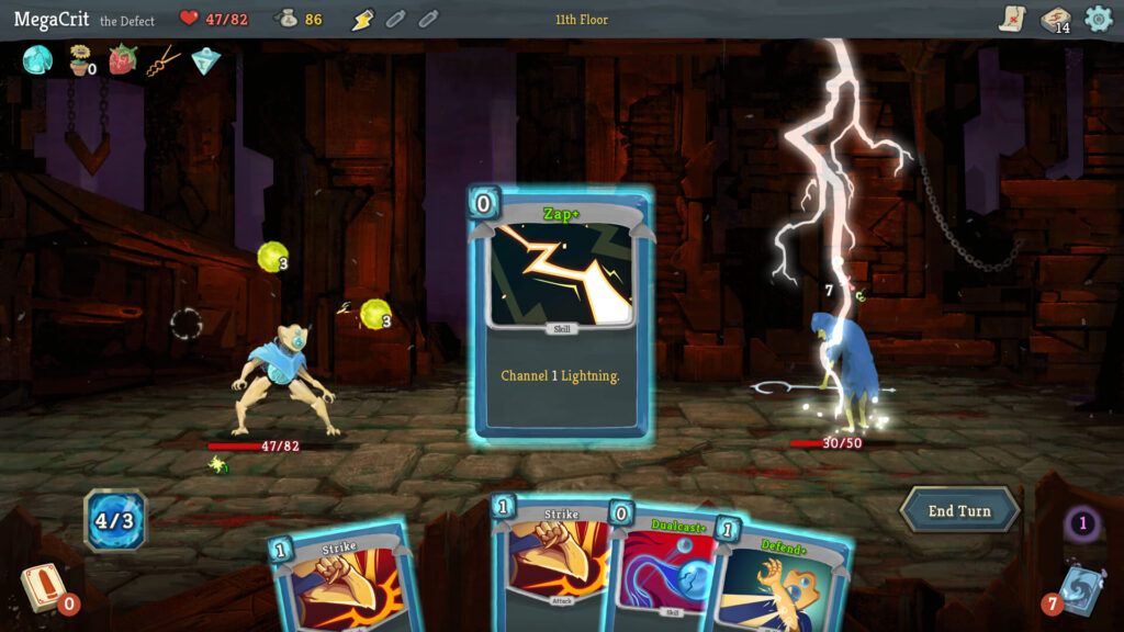 slay the spire gameplay screenshot roguelike deckbuilders android