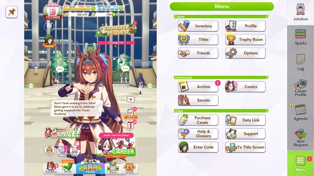 Umamusume: Pretty Derby gameplay screenshot