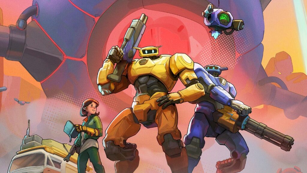 roboquest poster fps game