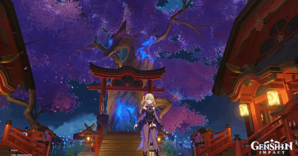a screenshot of genshin impact gameplay
