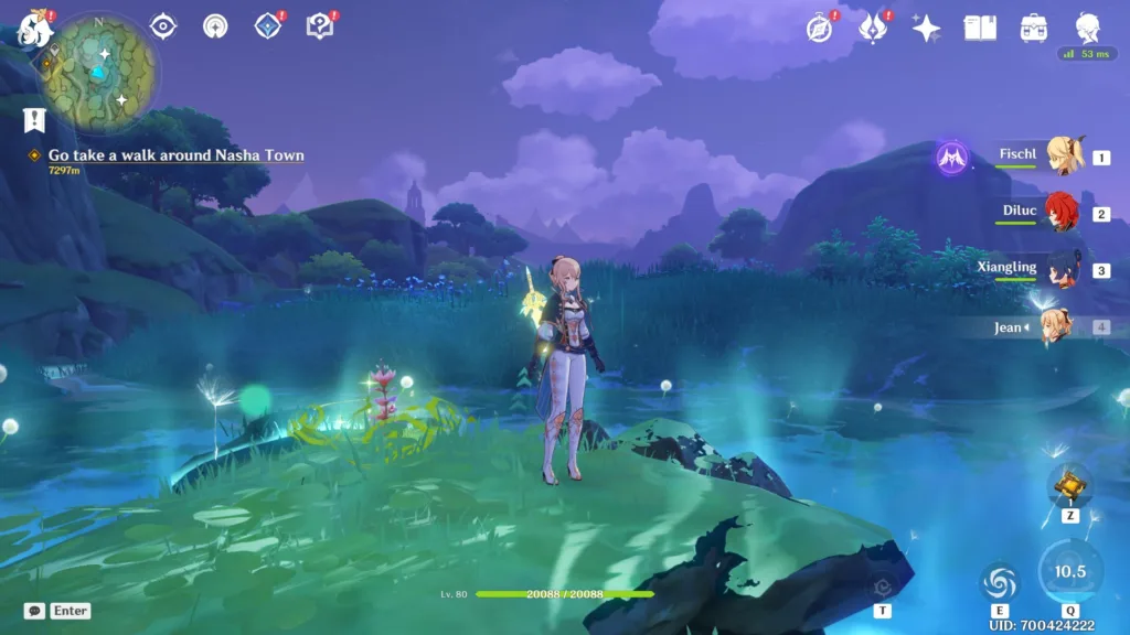 a gameplay screenshot of genshin impact