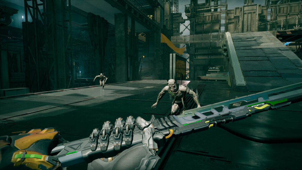 a gameplay screenshot of ghostrunner 2