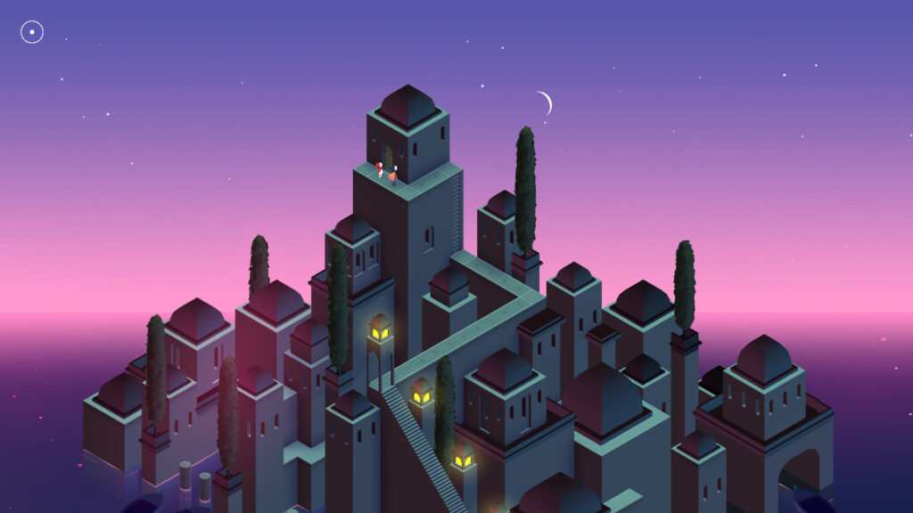 a screenshot of gameplay in monument valley 2