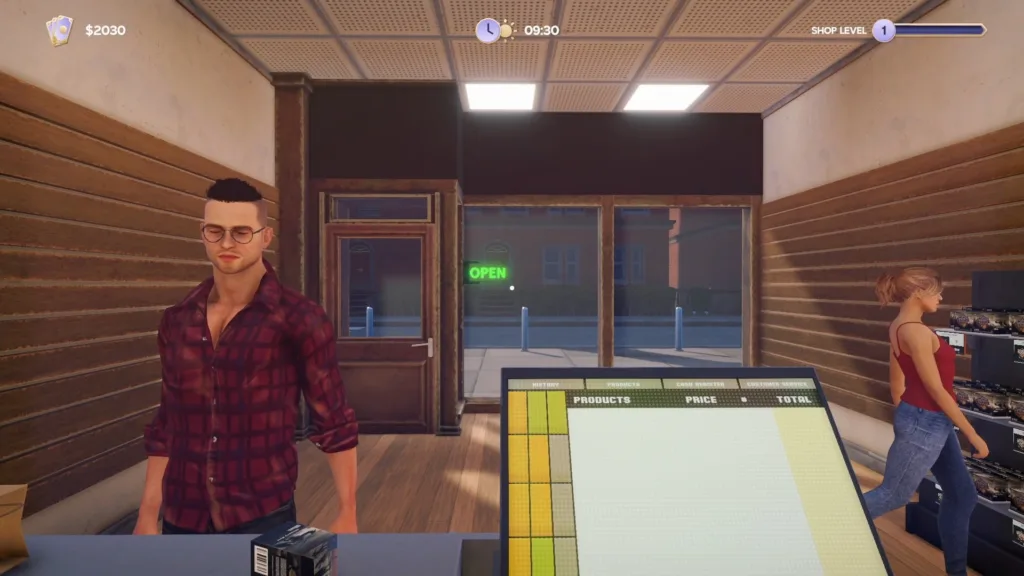 tabletop game shop simulator start