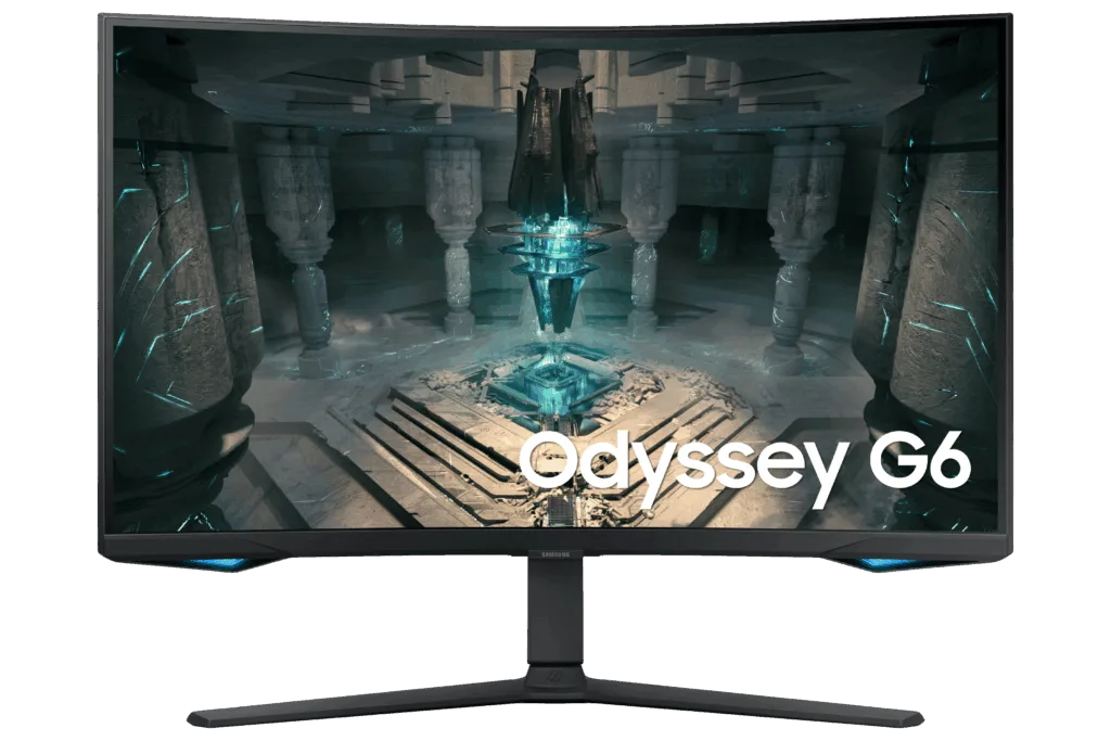 a photo of Samsung 32" Odyssey QHD G65B Curved Gaming Monitor