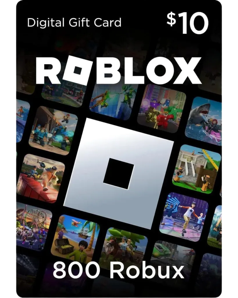 a photo of a roblox gift card