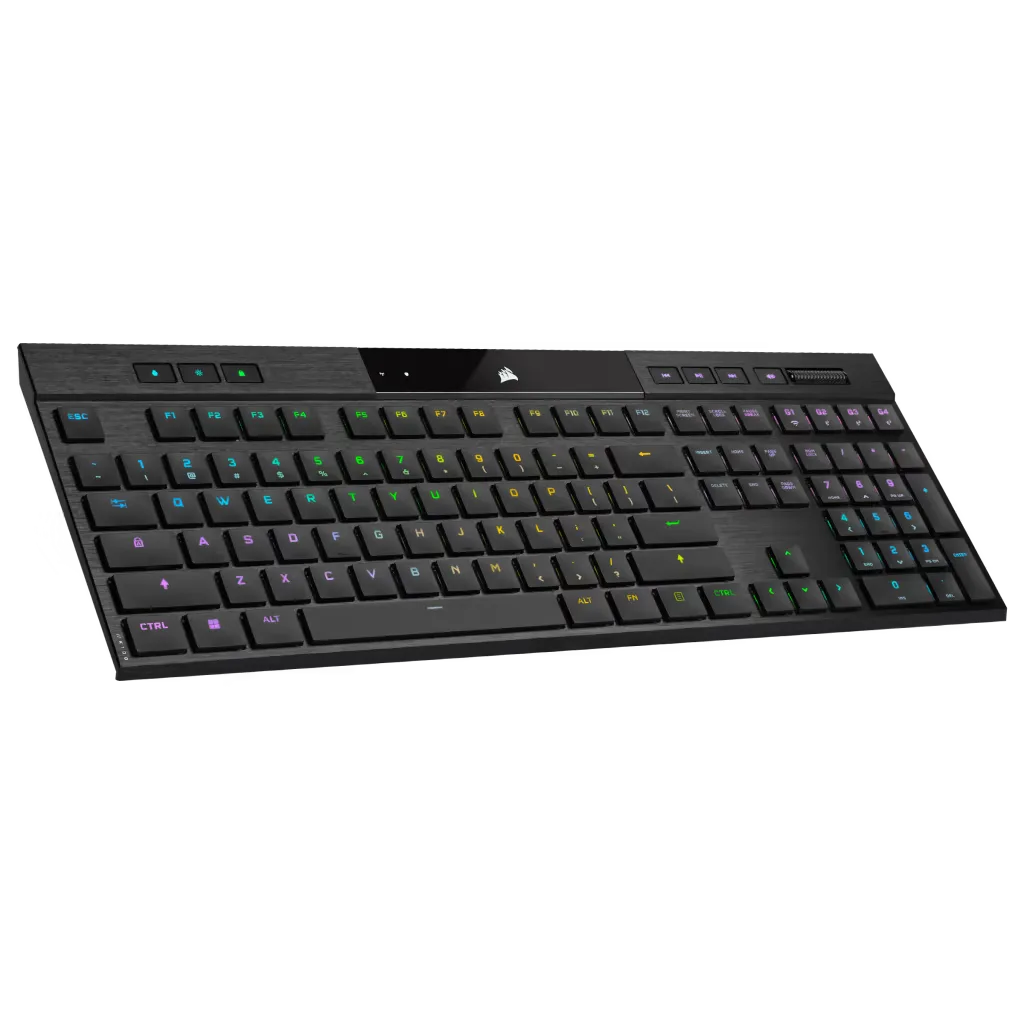a photo of Corsair K100 AIR Wireless RGB Mechanical Gaming Keyboard