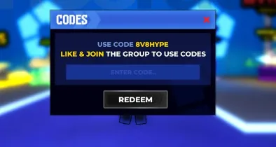 a screenshot of blue lock rivals code redeem interface