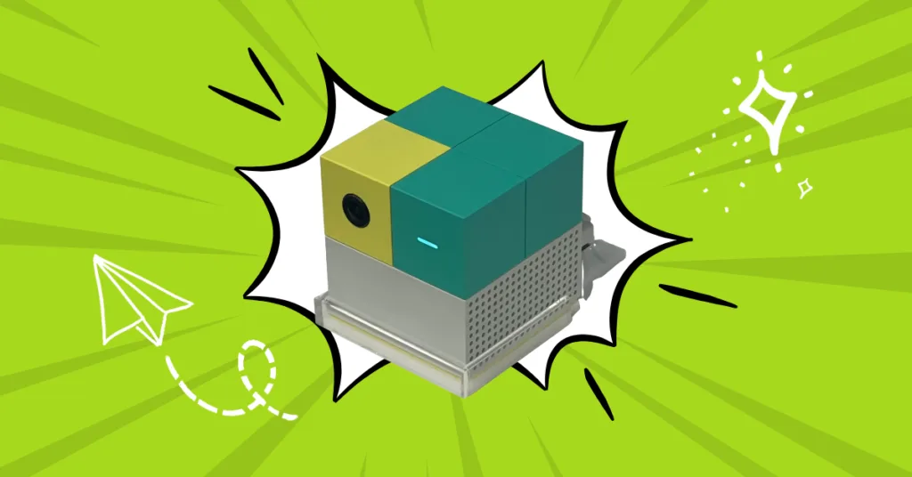 a photo of the nex playground, the hottest new console for kids