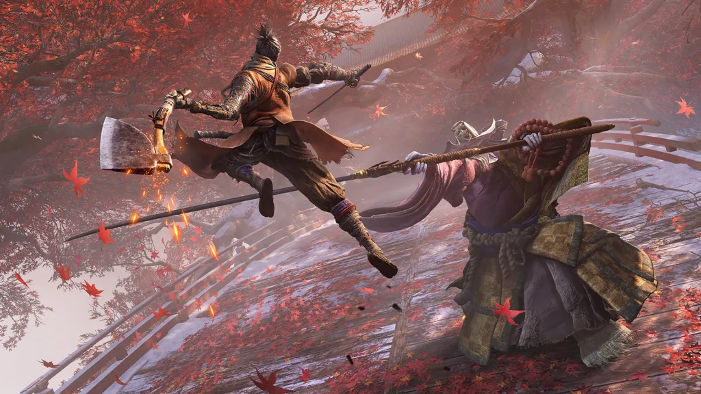 a cinematic photo of sekiro: shadows die twice, the samurai game