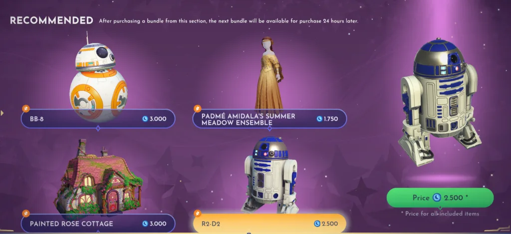 Dreamlight Valley shop