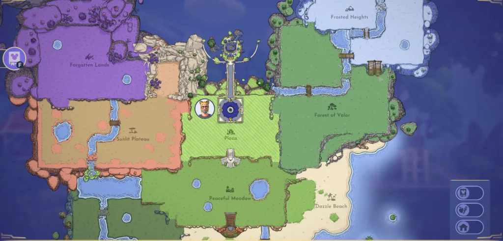 Disney Dreamlight Valley Guide Map